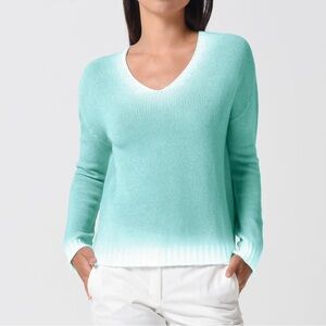 Revolve - Stitches & Stripes Elegant Ombre V-Neck Sweater Oversized